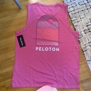 Peloton pink tank (medium)
